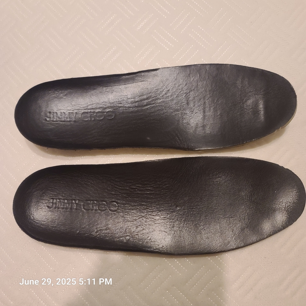 Jimmy Choo Brown Suede and Blue Sneakers - Picture 10 of 12